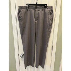 Under Armour Pants Mens 42 Gray Golf Airvent Heatgear Flat Front Loose 1293914